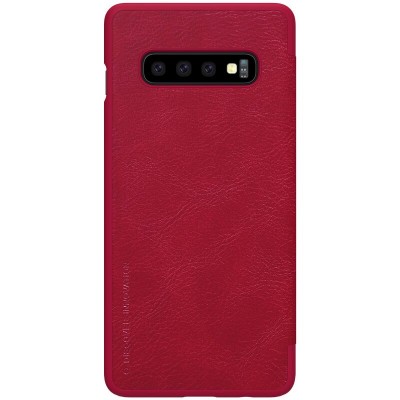 Чехол Samsung Galaxy S10 Plus Nillkin Qin Series [red]