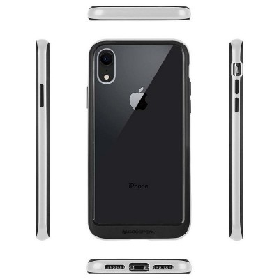 Чехол iPhone XR Goospery Mercury Bumper X [Silver]