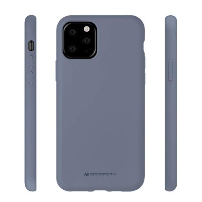 Чехол iPhone 11 Pro Max Goospery Mercury Liquid Silicone [Lavander Gray]