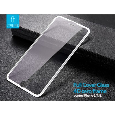 Защитное стекло iPhone 6/7/8 Screen Geeks 4D Glass Zero Frame [white]