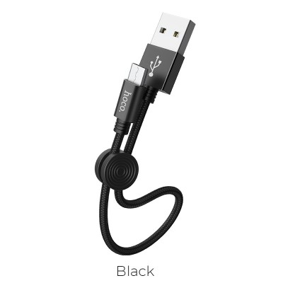 Кабель Hoco X35 Premium charging for Micro(L=0.25M), black