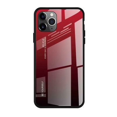 Чехол iPhone 11 Pro Max Screen Geeks Glaze [black&red]