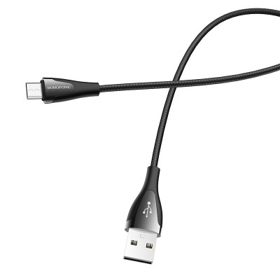 Кабель Borofone BU20 Advantageous Micro USB, black