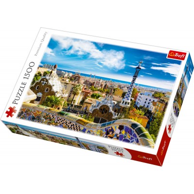 Пазлы Trefl 26147 Puzzles - "1500" - Park Guell, Barcelona / 500 px