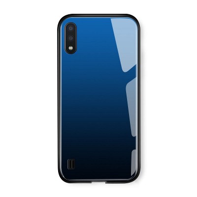 Чехол Samsung Galaxy A01 Screen Geeks Glaze [black&blue]