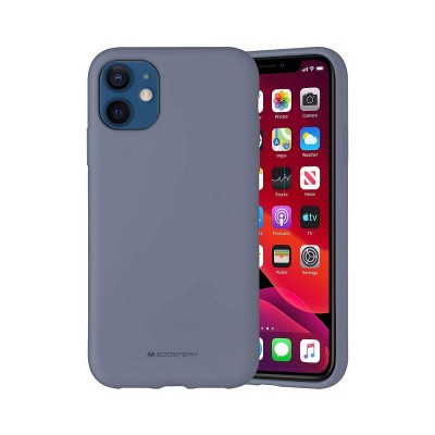 Чехол iPhone 12 Pro MERCURY SILICON, lavander gray