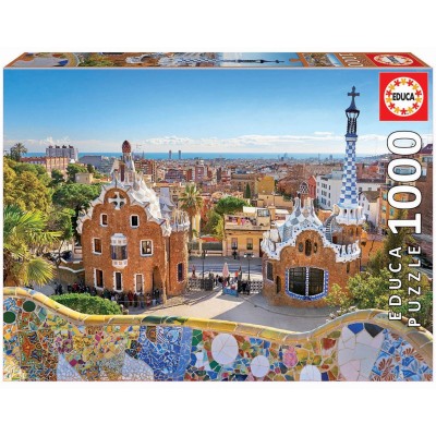Пазлы Educa 17966 1000 Barcelona view from Park Guell