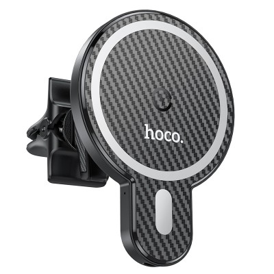 Держатель Hoco CA85 Ultra-fast magnetic wireless charging [black]