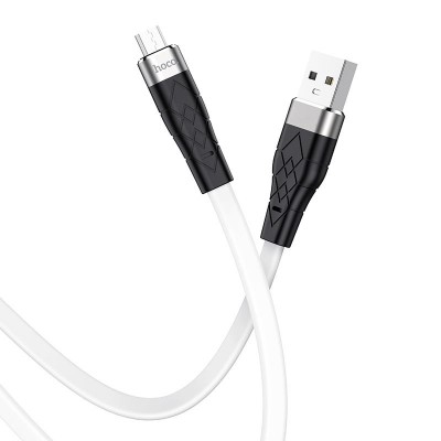 Кабель Hoco X53 Angel silicone charging data cable for Micro [white]