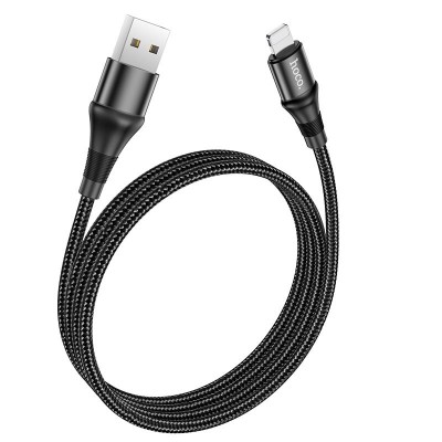 Кабель Hoco X50 Excellent charging data cable for iPhone [black]