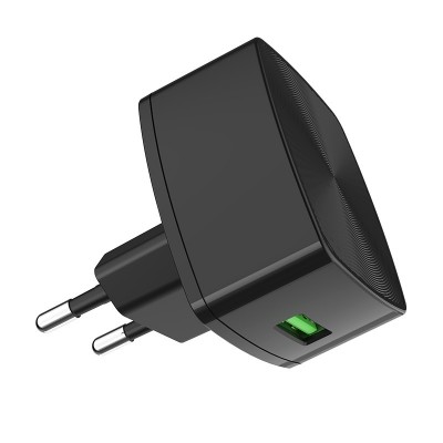 Зарядное устройство Hoco C70A Cutting-edge single port QC3.0 [black]