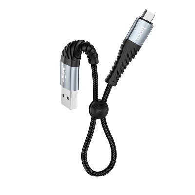 Кабель Hoco X38 Cool Charging data cable for Micro (L=0.25M) [black]