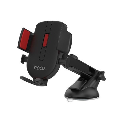 Держатель Hoco CAD01 Easy-lock car mount phone holder [black-red]
