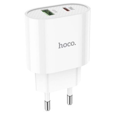 Зарядное устройство Hoco C95A Lineal PD20W+QC3.0 Carger (EU) [white]