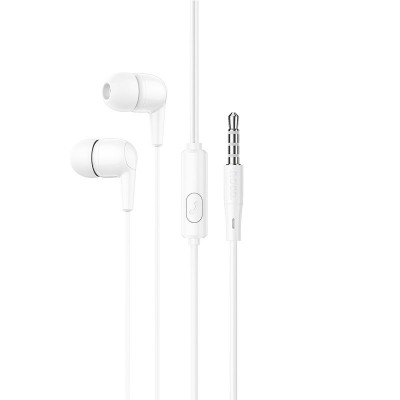 Наушники Hoco M97 Enjoy universal earphones with mic [white]