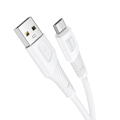 Кабель Hoco X58 Airy silicone charging data cable for Micro [white]