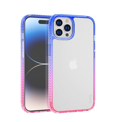Чехол Hoco Crystal color skin feel case for iPhone 14 Pro Max, blue purple red