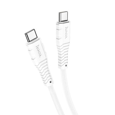 Кабель Hoco X67 Nano 60W silicone charging data cable Type-C to Type-C [white]