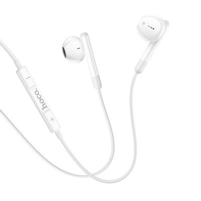 Наушники Hoco M93 wire control earphones microphone [white]