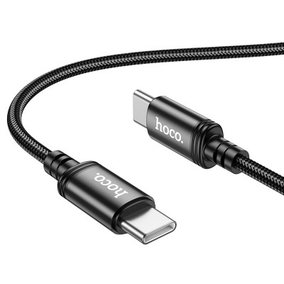 Кабель Hoco X89 Wind 60W charging data cable Type-C to Type-C [black]