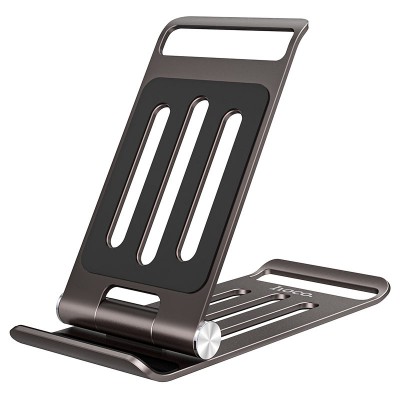Настольный держатель Hoco PH49 Elegant metal folding desktop holder [black]