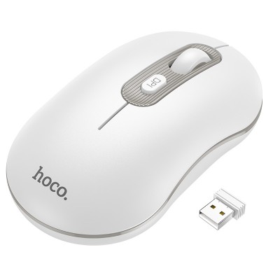 Мышкка Hoco GM21 Platinum wireless mouse [wh...