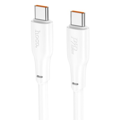 Кабель Hoco X93 Force 240W fast charging data cable Type-C to Type-C (L=1M) [white]