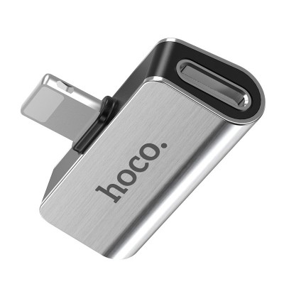 Адаптер Hoco LS24 Dual lightning digital audio converter for Apple [silver]
