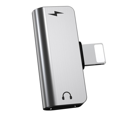 Адаптер Hoco LS24 Dual lightning digital audio converter for Apple [silver]