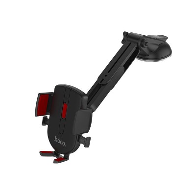 Держатель Hoco CAD01 Easy-lock car mount phone holder [black-red]