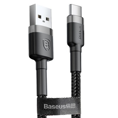 Кабель Baseus cafule Micro USB 1.5A 2M [Gray+Black]