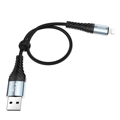 Кабель Hoco X38 Cool Charging data cable for iP (L=0.25M) [black]