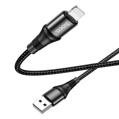 Кабель Hoco X50 Excellent charging data cable for iPhone [black]