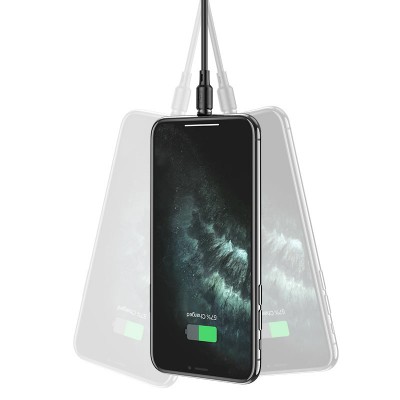 Кабель Hoco X52 Sereno magnetic charging cable for iPhone [black]