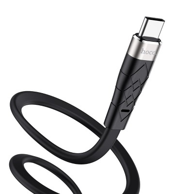 Кабель Hoco X53 Angel silicone charging data cable for Type-C [black] 