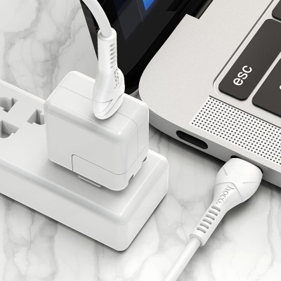Кабель Hoco X55 Trendy PD charging data cable for Lightning [white]