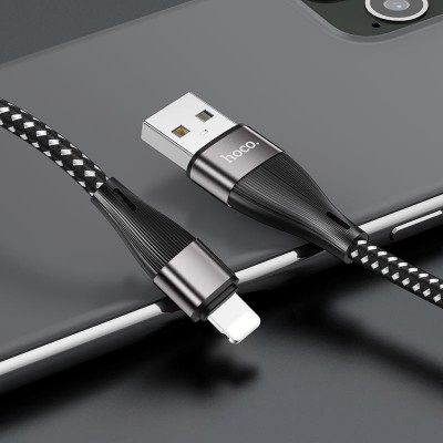 Кабель Hoco X57 Blessing charging data cable for iPhone [black]