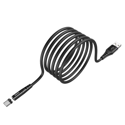Кабель Hoco X60 Honorific silicone magnetic charging cable for Type-C [black]