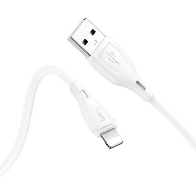 Кабель Hoco X61 Ultimate silicone charging data cable for iPhone [white]