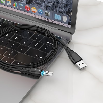 Кабель Hoco X63 Racer magnetic charging cable for Micro [black]