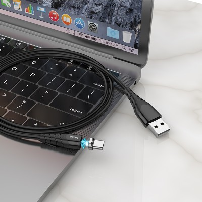 Кабель Hoco X63 Racer magnetic charging cable for Type-C [black]