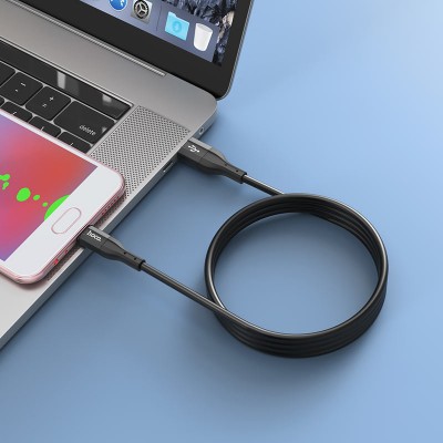 Кабель Hoco X72 Creator silicone charging data cable for Micro [black]