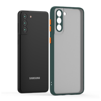 Чехол Samsung Galaxy S21FE Screen Geeks Camera Protect [green] 