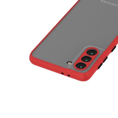 Чехол Samsung Galaxy S21FE Screen Geeks Camera Protect [red]
