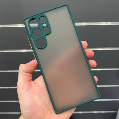 Чехол Samsung Galaxy S22 Ultra Screen Geeks Camera Protect [green]