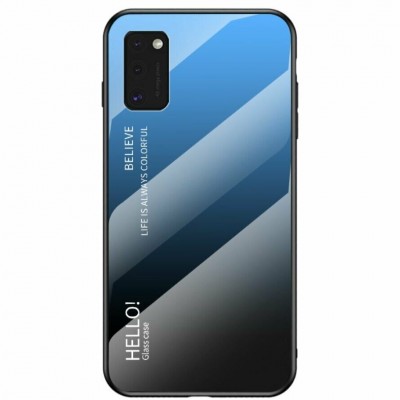 Чехол Samsung Galaxy A41 Screen Geeks Glaze, black&blue