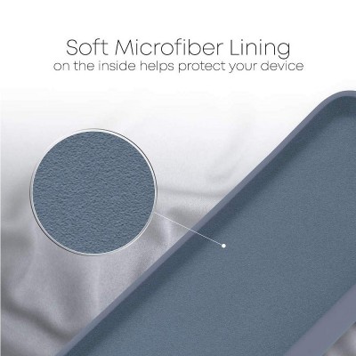 Чехол iPhone 12 mini MERCURY SILICONE, lavander gray