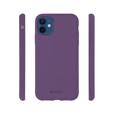 Чехол iPhone 12 Pro MERCURY SILICON, purple