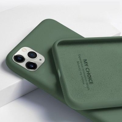 Чехол Iphone 12 mini Screen Geeks Soft Touch, dark green