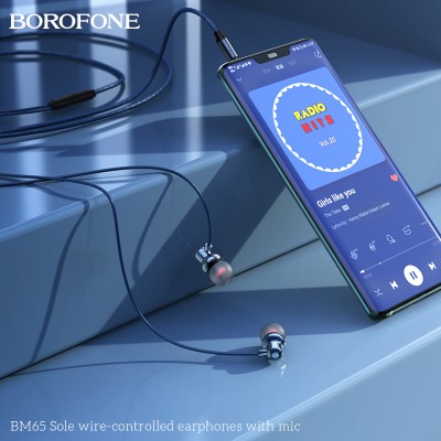 Наушники Borofone BM65 Sole [ice sea blue]